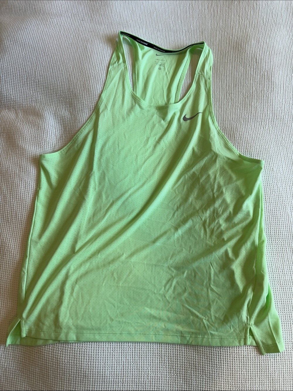 Nike Neon Green Athletic Racerback Tank